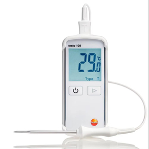 Termómetro Digital para Alimentos <span class=keywords><strong>Testo</strong></span> 108, Resistente al Agua, para Producción, Procesamiento y Almacenamiento de Alimentos 0563 1080 - Product Image 1