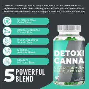 Limpieza de desintoxicación Gomitas Hígado Gut Riñón Limpieza de desintoxicación Reparación Rápida Mejor Cardo Mariano Suplemento de desintoxicación a base de plantas naturales - Product Image 5