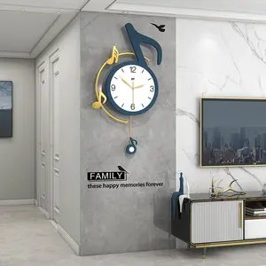Silenzioso rotondo orologio da parete per frutta cucina decorazioni per la casa goccioline d'acqua Design moderno orologi 3D per accessori per la decorazione del soggiorno  15