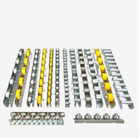 Rail de guidage robuste en acier galvanisé, capacité de charge de 300 kg pour système de rayonnage d'entrepôt