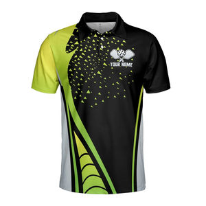 Ropa deportiva informal, trajes de regalo de verano, camiseta personalizada con bandera negra 3D, camiseta Pickleball para hombres y mujeres - Product Image 5