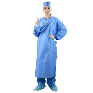 SMMS jetable Non tissé d'isolation chirurgicale médecin infirmière robe médicale EO robes chirurgicales stériles robes d'isolement - Product Image 1