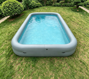 <span class=keywords><strong>Piscine</strong></span> gonflable rectangulaire en PVC Drop Stitch pour les rassemblements familiaux, les fêtes aquatiques d'été dans la cour - Product Image 1