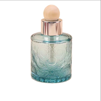 Bouteille diffuseur classique ronde en verre coloré 100 ml pour diffuseur de parfum à bâtonnets décoratif pour la maison