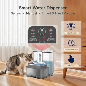 Fontaine à eau automatique intelligente pour animaux de compagnie, système d'isolation de l'eau propre, pompe filtrante circulante, fontaine à eau saine pour grands chiens - Product Image 3