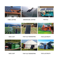 Professionnel 1kw maison système avec un bon prix panneau onduleur charge kit 5kw à énergie solaire tv
