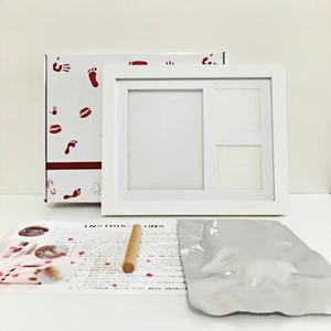 Bunnyhi CWXK001 Paw Print Kit <strong>Pet</strong> Memorial Photo Casket Frame Memory Sympathy <strong>Gift</strong> for <strong>Loss</strong> of Dog Lovers - Product Image 6