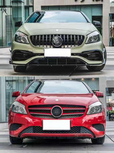<span class=keywords><strong>Venta</strong></span> de fábrica para Mercedes Benz Clase A W176 2013-2018 Nueva actualización <span class=keywords><strong>A45</strong></span> <span class=keywords><strong>AMG</strong></span> Bodykit Car Bumper Grille Side Skirt <span class=keywords><strong>en</strong></span> Material PP - Product Image 2