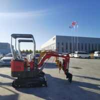 Pengiriman Gratis China 1 Ton Excavator Mini Crawler Impor 2 Ton Harga Excavator Mini