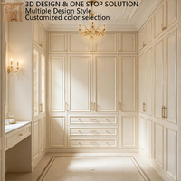 Armoire de style italien, en MDF brillant, avec porte miroir à fermeture douce, personnalisable, modulaire, grande capacité
