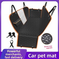Housse de siège auto pour chien, hamac imperméable 600D, résistant aux rayures, antidérapant, durable, doux, pour sièges arrière de voitures et SUV