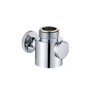 Robinet d'angle Zimani à passage direct, filetage mâle 4 points, débit d'eau réglable pour douche, toilettes, pistolet de pulvérisation - Product Image 1