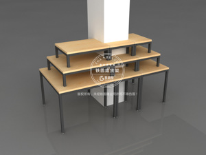 Présentoir de personnalité de supermarché, présentoir simple et simple, pour magasin de vêtements, nakajuima, à étagère haute et basse - Product Image 2