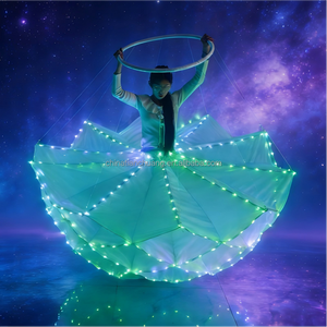 Abito Luminoso a LED RGB a Colori Completi, Costume da Palcoscenico Luminoso, Gonna Grande Luminosa per Festival Musicali, Discoteche e <span class=keywords><strong>Ballerine</strong></span> - Product Image 6