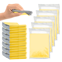 Vente en gros d'accessoires de camping en plein air, couverture thermique pliable de secours, survie, urgence et randonnée
