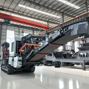 Мобильная гусеничная щековая дробилка для твердых пород камня производительностью 100-200 тон в час с питателем для гранита - Product Image 6