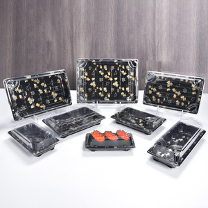 Sunzza Boîte à <span class=keywords><strong>sushi</strong></span> personnalisée Emballage alimentaire en plastique jetable Boîtes à déjeuner à emporter <span class=keywords><strong>Sushi</strong></span> Boxe à emporter - Product Image 4