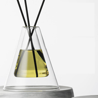 Diffuseur de parfum d'ambiance à bâtonnets Frosted Extra Air Aroma, diffuseurs à bâtonnets personnalisés grand format hexagonal, bouteille en verre unique Essenza blanche, 100 pièces