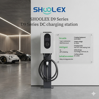 Cargador Rápido para Vehículos Eléctricos de 20KW CC, Estándar GBT, IP54, para Exteriores, 380V, Trifásico, con Soporte