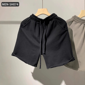 กางเกงคาร์โก้ขาสั้นผ้าฝ้ายฟอกสีสตรีท | กางเกงขาสั้นลำลองใส่ได้ทุกเพศแนวสตรีทสไตล์วินเทจแนวสตรีท | ทรงหลวมสไตล์ฮิปฮอป Y2K - Product Image 2