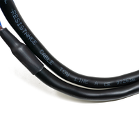 Personnalisée robuste WEIPU 3P/ 12P Noir Rond Droite Connecteur/Alligator Clip Câble Étanche