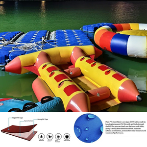 Venta Directa del Fabricante de Peces Voladores Inflables para Agua: Bote Banana Acuático Remolcable por Moto Acuática, Giroscopio Patito Amarillo - Product Image 5