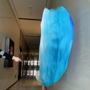 Nuova danza cristiana oggetti di scena di lode di seta bandiera rotonda per il culto della chiesa di Halloween carnevale elegante abbigliamento da ballo - Product Image 4