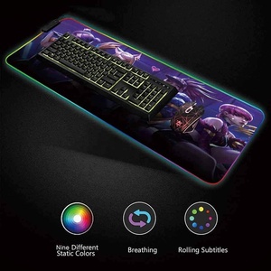 Custom <strong>Glowing</strong> Led Extended XXL RGB Mouse Mat Non-Slip USB Rubber Base Computer Keyboard <strong>Pad</strong> Mat LED RGB Mouse <strong>Pad</strong> - Product Image 6