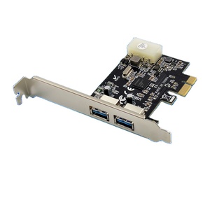 Carte d'extension interne PCIe X1 à 2 ports USB3.0 - Modèle ST667/SE-U3200A-2U - Débit <span class=keywords><strong>de</strong></span> transmission <span class=keywords><strong>de</strong></span> 1 Gbit/s - Product Image 1
