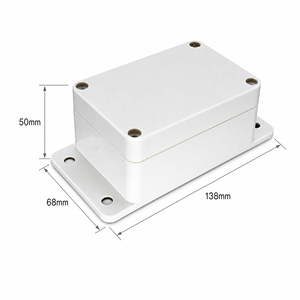 Petite boîte de jonction en plastique IP65, boîtier électrique étanche aux intempéries, vis incluses, petite boîte en plastique pour extérieur - Product Image 2