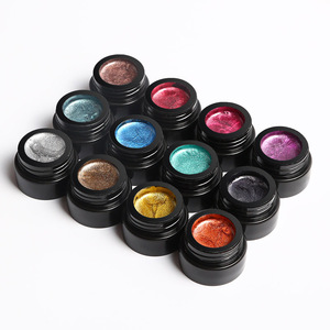 ORI-Ensemble de 12 couleurs de gel UV pour salon de manucure, peinture spéciale en relief en métal, dessin de colle de fleur avec Séricin durable et élégant - Product Image 1