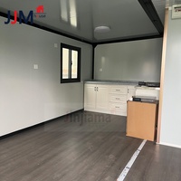 Maison conteneur extensible JJM de 20 pieds sur roues - Villa moderne et usage hôtelier, maison préfabriquée modulaire certifiée CE, garantie de plus de 5 ans