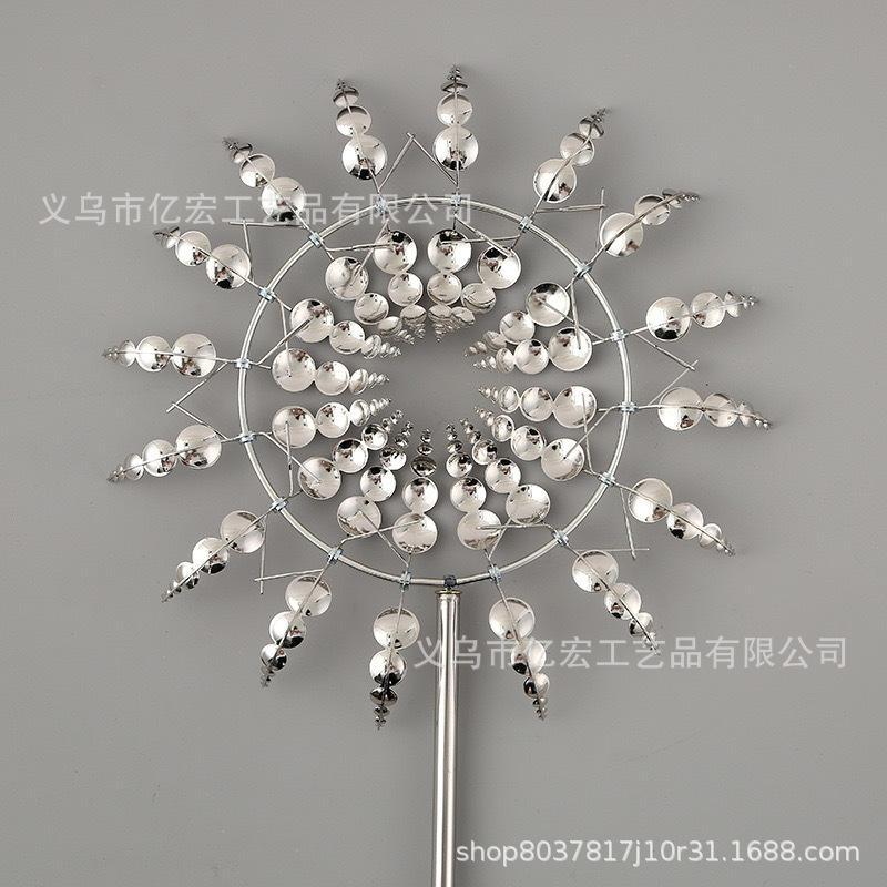 Silver windmill
