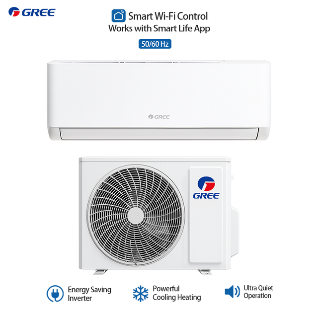 Gree OEM Factory Split Air Conditioning System Units 12000btu 1.5hp 1ton Aire Acondicionado Wifi Smart Mini AC Air Conditioner