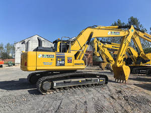 Excavadoras grandes de orugas hidráulicas usadas Komatsu de alta calidad 24to pc240 excavadoras de cubo de segunda mano - Product Image 2