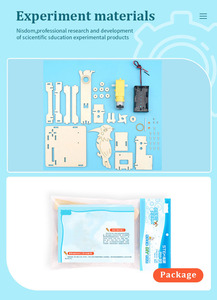 Rompecabezas <span class=keywords><strong>de</strong></span> <span class=keywords><strong>Madera</strong></span> Eléctrico DIY Woodpecker para Adultos, Kit <span class=keywords><strong>de</strong></span> Modelo Mecánico Cinético STEM - Product Image 6