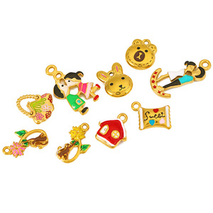 Pendentif en acier inoxydable de formes variées pour la fabrication de colliers, accessoires de bijoux DIY WLL257 - Product Image 4