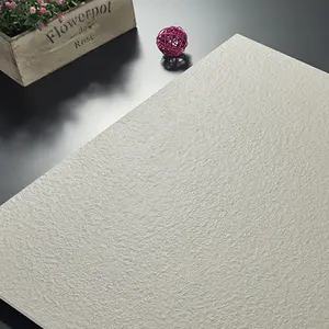 60x60 см веранда Нескользящая неглазурованная фарфоровая напольная плитка белого и серого цвета