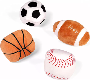 Simpatici Peluche Sportivi Realistici per Bambini: Calcio, Basket, Baseball - La Mia Prima Borsa Sportiva Personalizzata con Set di Peluche Imbottiti - Product Image 3
