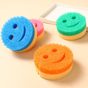 ฟองน้ำล้างหน้าแบบเปลี่ยนสีตามอุณหภูมิ แปรงทำความสะอาดครัว แปรงล้างจาน แปรงล้างหม้อ ลายการ์ตูน ขายดี - Product Image 3