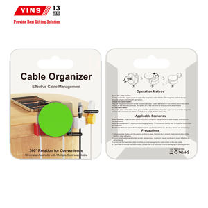 Attaches-câbles magnétiques en plastique robuste avec aimants puissants N52 pour ordinateurs portables, chargeurs, blocs d'alimentation, câbles Ethernet et prises audio - Product Image 1