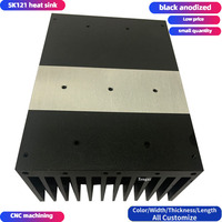 Profil de radiateur en aluminium extrudé, usine personnalisée, fraisage cnc, connecteur de voiture, amplificateur de puissance 1000w, dissipateur thermique