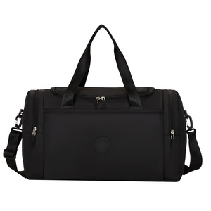 Solid Pastel Large Capacity Business Tote Dual Zipper Side Pockets Multi Compartment Wear-resistant Oxford Yoga Swim Hand <b>Bag</b> - Product Image 3