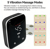 Contrôleur magnétique avec chauffage et vibration, batterie intégrée 5000 mAh, réglage multi-niveaux de chaleur et de vibration pour vêtements chauffants