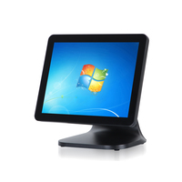 Terminal POS, sistema de venta al por menor de Windows, todo en uno, negro, naranja, USB, OEM, Jack, potencia, CPU, vídeo, táctil