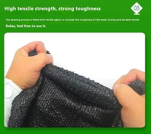 Nhà kính bóng râm <span class=keywords><strong>Net</strong></span> dệt PE hdde Chất liệu UV hoàn thành <span class=keywords><strong>Shade</strong></span> vải cho ngoài trời Vườn Shading nông nghiệp sử dụng - Product Image 4