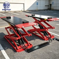 Fournisseur direct d'usine - Pont élévateur à ciseaux ultra-plat 4000 kg - Pont élévateur pour voitures neuf