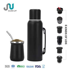 260ml MATES de calabaza chai nước taza de Yerba Mate inox cốc bằng thép không gỉ với rơm Yerba Mate AL por thị trưởng - Product Image 1