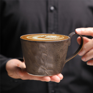 Taza <span class=keywords><strong>de</strong></span> cerámica moderna <span class=keywords><strong>de</strong></span> gran capacidad para lavavajillas, apta para microondas, cerámica cruda, té <span class=keywords><strong>de</strong></span> la tarde, café, taza <span class=keywords><strong>de</strong></span> desayuno silenciosa transfronteriza - Product Image 3