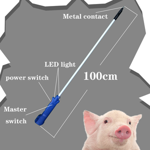 อุปกรณ์สำหรับเลี้ยงหมูขนาด100ซม. กันน้ำใช้สำหรับปศุสัตว์ปศุสัตว์ปศุสัตว์ปศุสัตว์พร้อมไฟที่จับหมู - Product Image 3